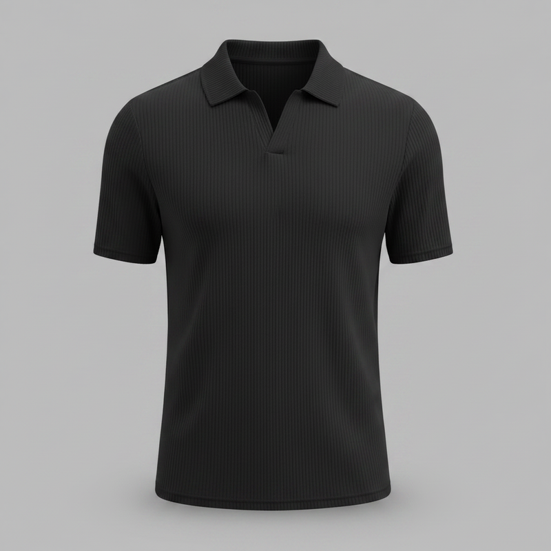 Men's Waffle Polo Shirt | Casual Summer Polo Shirts