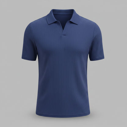 Men's Waffle Polo Shirt | Casual Summer Polo Shirts