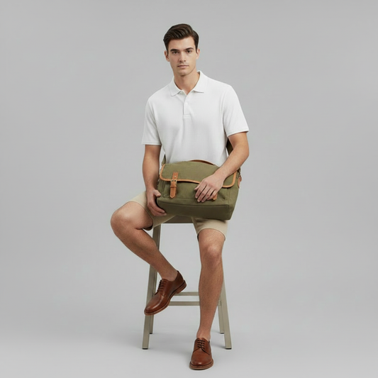 Men's Waffle Polo Shirt | Casual Summer Polo Shirts